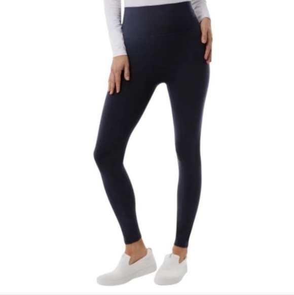 32° Degrees Heat Leggings 2 Pack Size XL Navy Blue Charcoal Grey Stretch - Picture 4 of 11